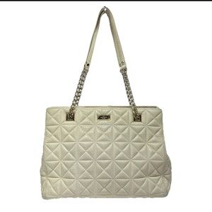 Kate Spade NY Sedgewick Place Phoebe Quilted Pattern Shoulder Bag  Chain Detail